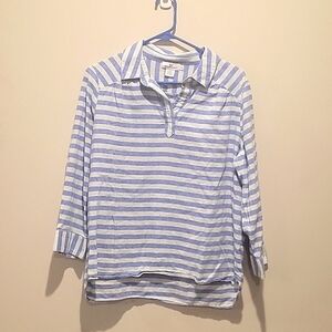 Vineyard Vines Size 12 3/4 Length Sleeve Button Up